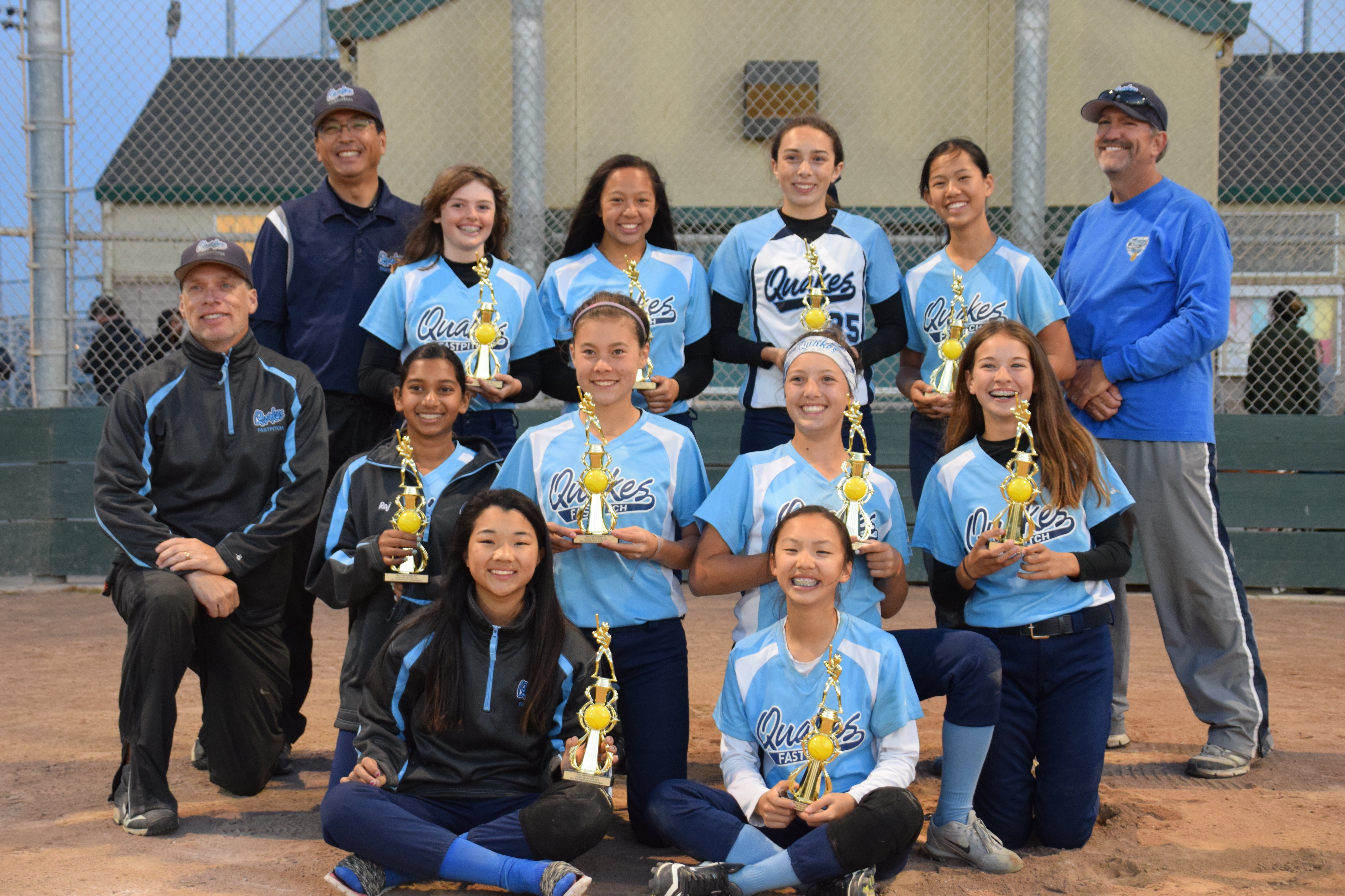 2017 Shockwave 12B & Quakes 14B Off to a Fast Start Sunnyvale Girls Softball League